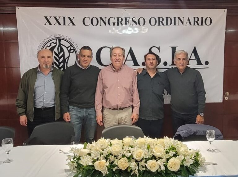 Miembros de S.A.T.I.F. participaron del congreso de la Confederación de Asociaciones Sindicales de Industrias Alimenticias (CASIA)