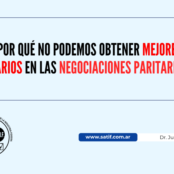 ¿Por qué no podemos obtener mejores salarios en las negociaciones paritarias?