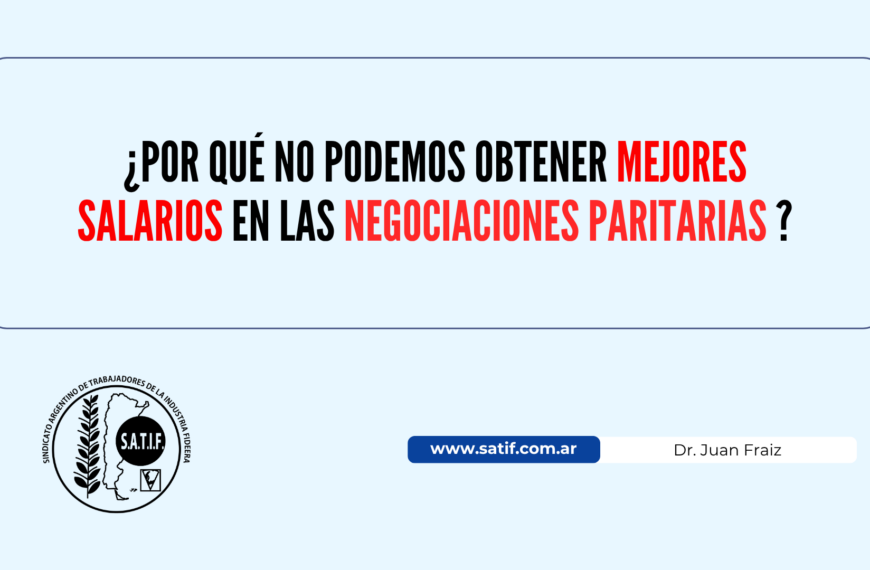¿Por qué no podemos obtener mejores salarios en las negociaciones paritarias?