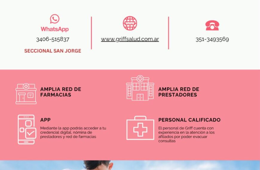 Nuevo acuerdo con Griff Salud para San Jorge