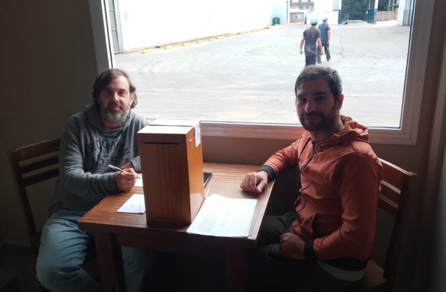 Se eligieron los delegados de Molinos Tres Arroyos