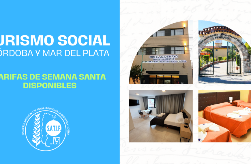 Están disponibles las tarifas de Semana Santa 2026