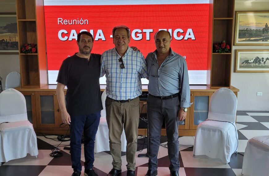 El SATIF participó de la firma de un acuerdo de cooperación entre la FICA UGT y la CASIA