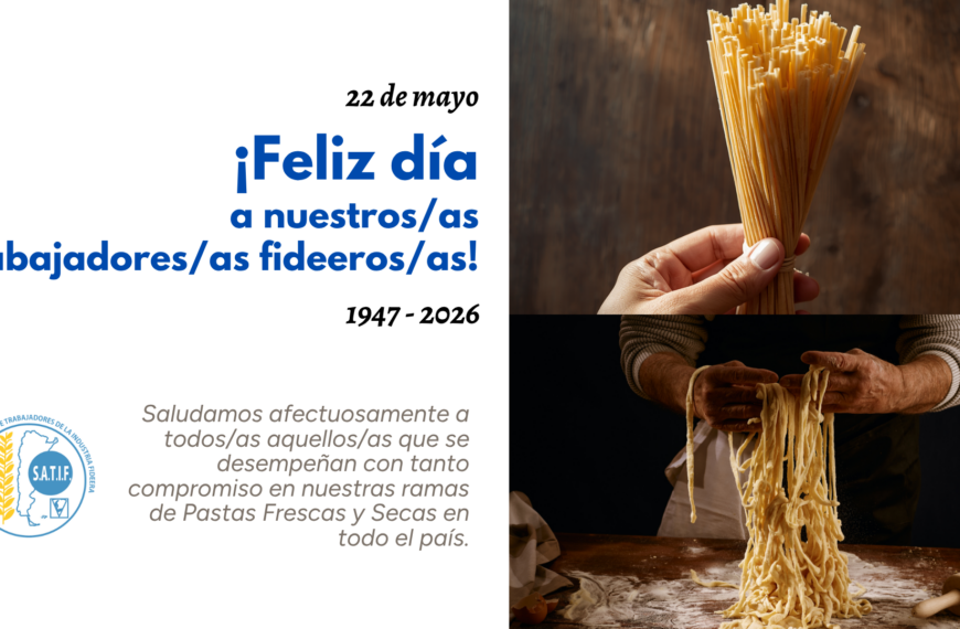 ¡FELIZ DÍA, FIDEEROS Y FIDEERAS!