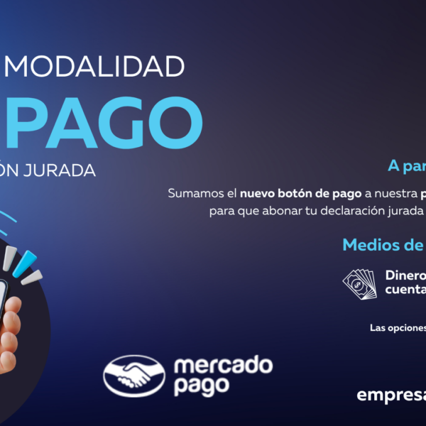 Nueva modalidad de pago de la declaración jurada